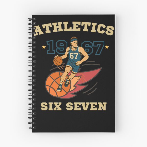 Item preview, Vintage Athletics 1967 Six Seven Basketball Player Retro Sports Alpha GenT-Shirt designed and sold by A&M.