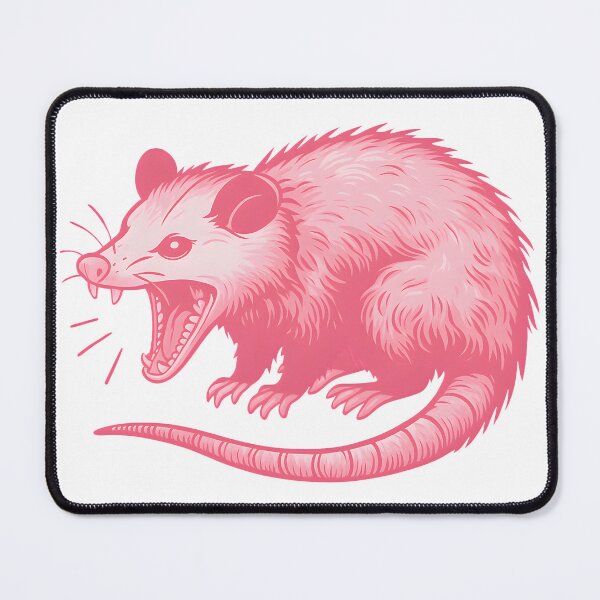 Item preview, Cute Aggressive Opossum designed and sold by RigyIllustrates.