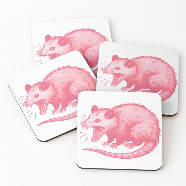 Item preview, Cute Aggressive Opossum designed and sold by RigyIllustrates.