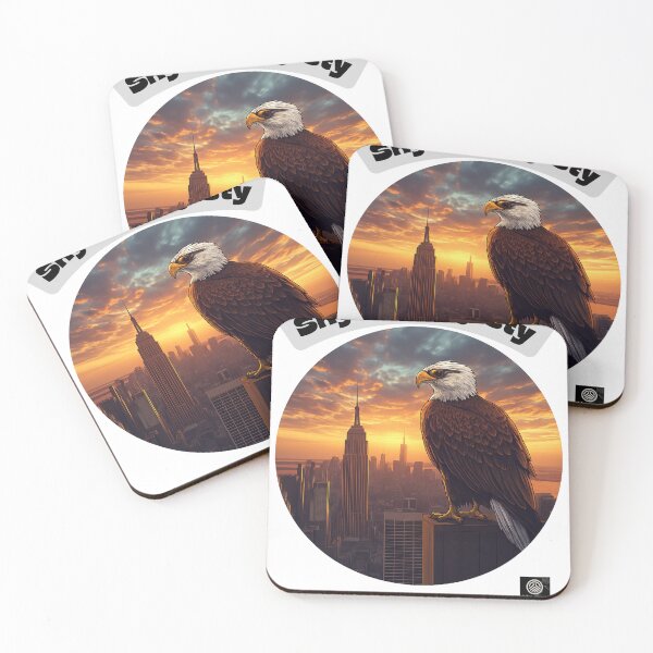 Item preview, Skyline Majesty – Eagle Over Empire State designed and sold by HOUSE OF TIST.
