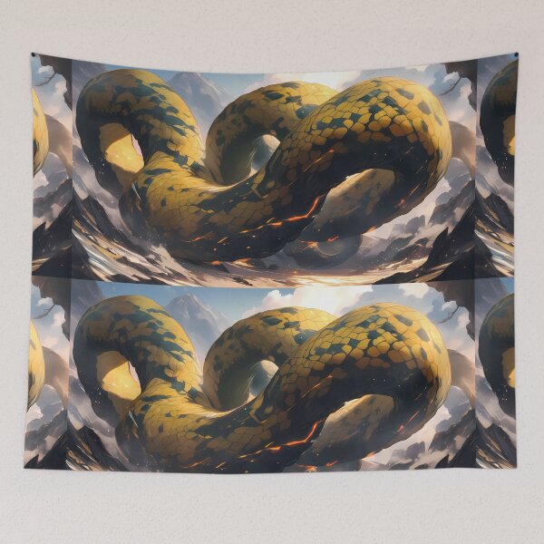 Item preview, Landscape Epic Fantasy Beasts Heroes Vivid Battle Scenes designed and sold by ART ATTACK ZONE.