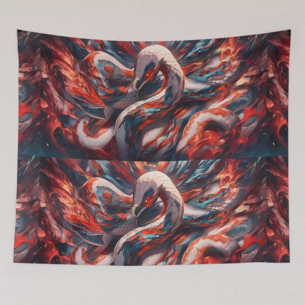 Item preview, Snake Epic Fantasy Beasts Heroes Vivid Battle Scenes designed and sold by ART ATTACK ZONE.