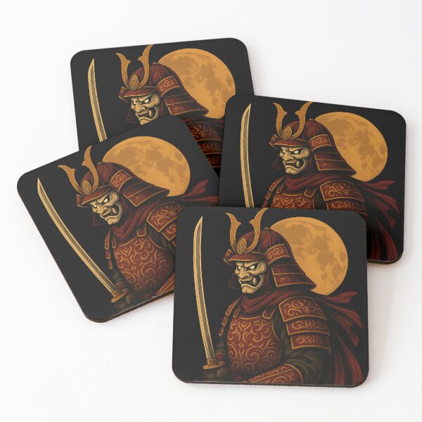 Item preview, Moonshadow Ronin – Guardian of the Crimson Flame designed and sold by Keios Cool Apparel.