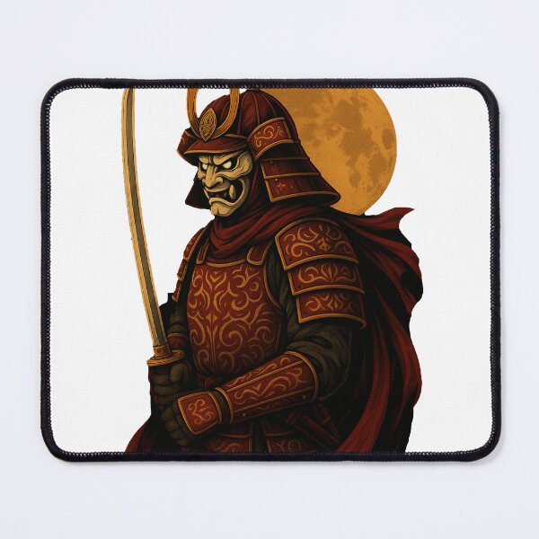 Item preview, Moonshadow Ronin – Guardian of the Crimson Flame designed and sold by Keios Cool Apparel.