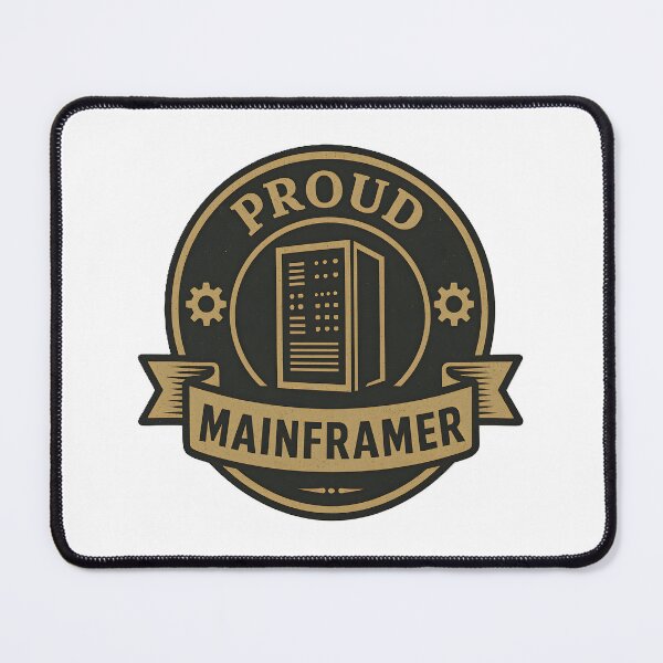 Item preview, Proud Mainframer – Vintage Engineering Badge designed and sold by Nerd Romance Café.