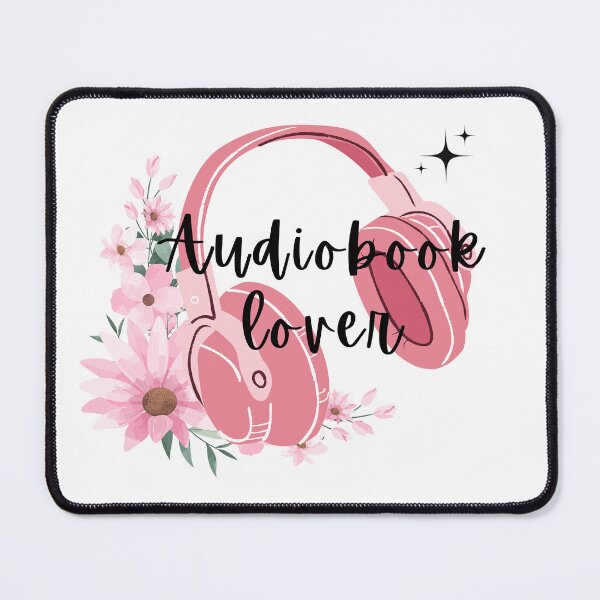Item preview, PINK AUDIOBOOK HEADPHONES FOR AUDIOBOOK READERS designed and sold by Nyxander's Bookish Catalogue.