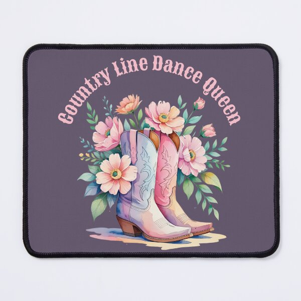 Item preview,   Cowboy Boots, Cowgirls boots with flowers,, Country Line Dance Queen, , country life, country music, cowgirl club, watrecolor  designed and sold by KolorellaS.
