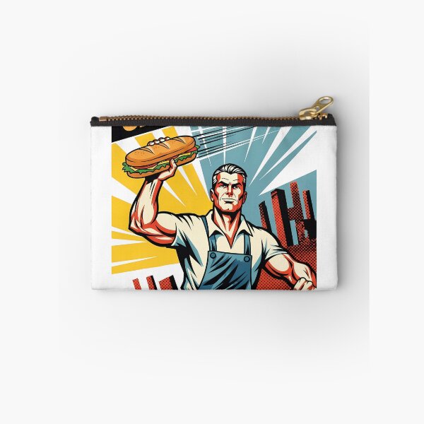 Item preview, Throw Sandwiches Not People – Sandwich Guy Poster Design designed and sold by WallaceSilvaART.