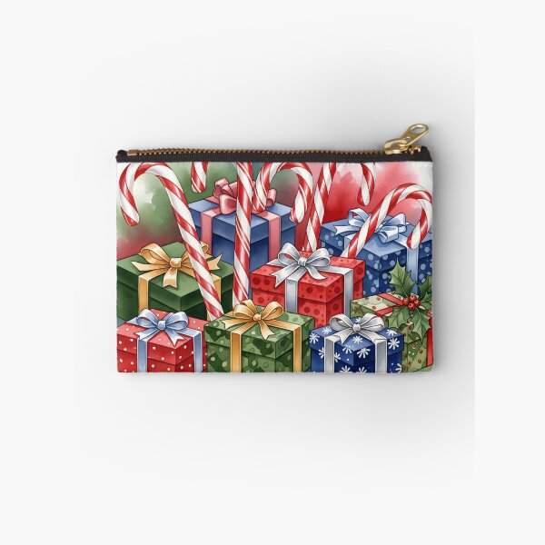 Item preview, Colorful Christmas gifts and candy canes arrangement designed and sold by homydesign.