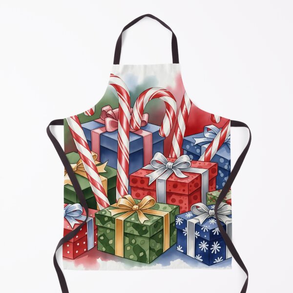Item preview, Colorful Christmas gifts and candy canes arrangement designed and sold by homydesign.