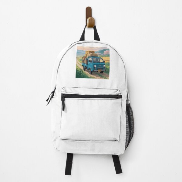 Item preview, Vintage Japanese Kei Truck Illustration – Rural Farm Workhorse Art designed and sold by VividOrganica.