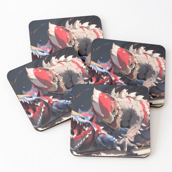Item preview, Blue Epic Fantasy Beasts Heroes Vivid Battle Scenes designed and sold by ART ATTACK ZONE.