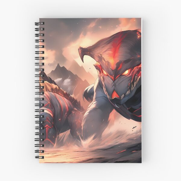 Item preview, Red Epic Fantasy Beasts Heroes Vivid Battle Scenes designed and sold by ART ATTACK ZONE.