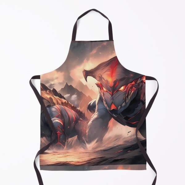 Item preview, Red Epic Fantasy Beasts Heroes Vivid Battle Scenes designed and sold by ART ATTACK ZONE.