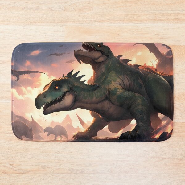 Item preview, Green Epic Fantasy Beasts Heroes Vivid Battle Scenes designed and sold by ART ATTACK ZONE.