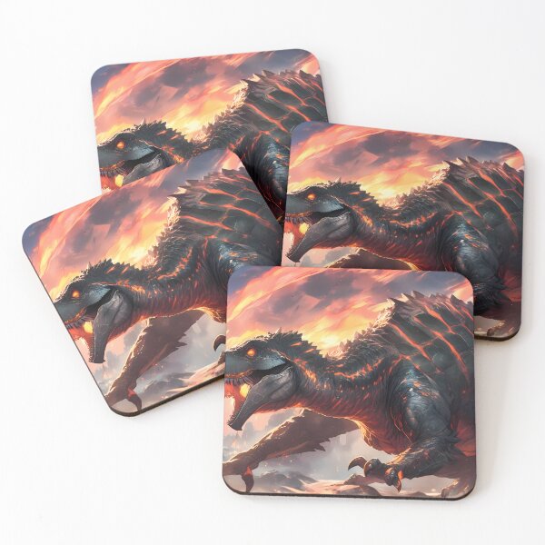 Item preview, Purple Epic Fantasy Beasts Heroes Vivid Battle Scenes designed and sold by ART ATTACK ZONE.