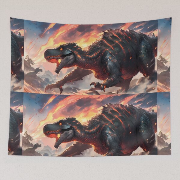 Item preview, Purple Epic Fantasy Beasts Heroes Vivid Battle Scenes designed and sold by ART ATTACK ZONE.