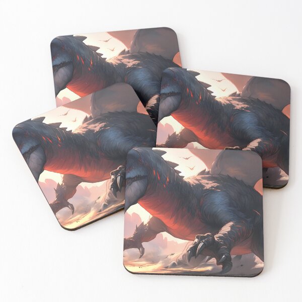 Item preview, Orange Epic Fantasy Beasts Heroes Vivid Battle Scenes designed and sold by ART ATTACK ZONE.