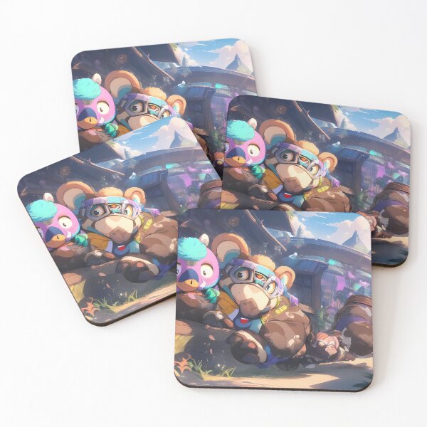 Item preview, Cartoon Epic Fantasy Beasts Heroes Vivid Battle Scenes designed and sold by ART ATTACK ZONE.
