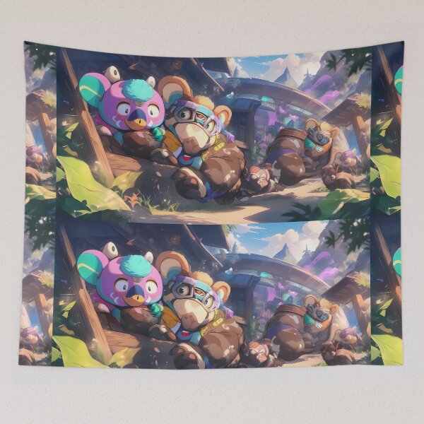 Item preview, Cartoon Epic Fantasy Beasts Heroes Vivid Battle Scenes designed and sold by ART ATTACK ZONE.
