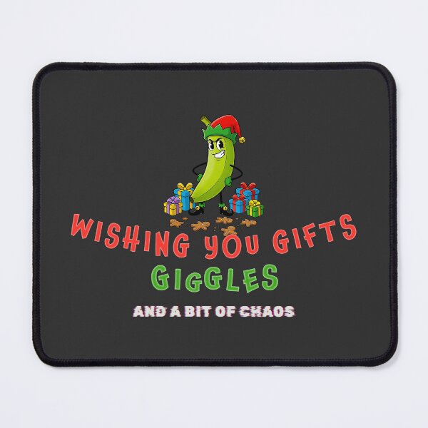 Item preview, Funny Christmas Elf T-Shirt – Naughty Green Elf Meme – Holiday Chaos Xmas Humor designed and sold by UnpeelMeArt.