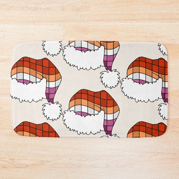 Item preview, Lesbian Pride Santa Hat – Queer Christmas Holiday art designed and sold by Cannaxes Studio.
