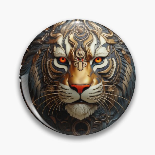 Item preview, Cybernetic Tiger Head in Steampunk Fusion designed and sold by Daagath.