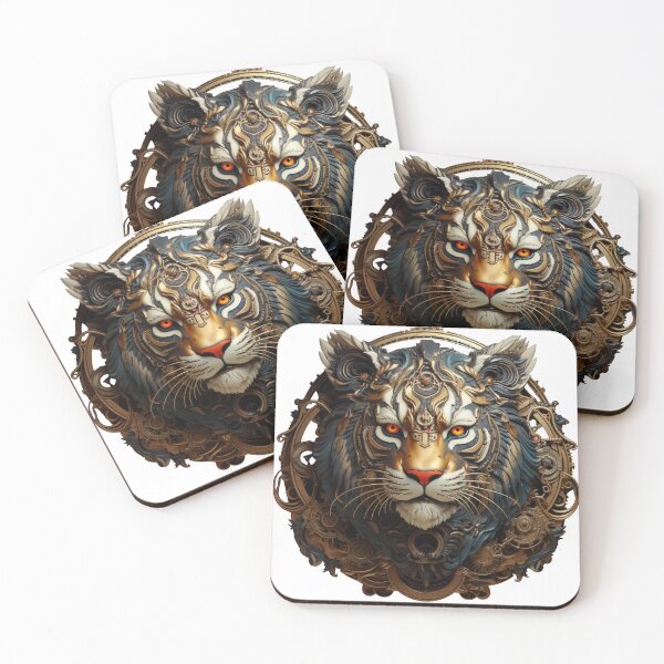 Item preview, Cybernetic Tiger Head in Steampunk Fusion designed and sold by Daagath.