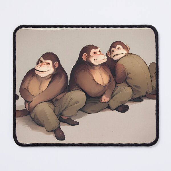 Item preview, Monkeys Epic Fantasy Beasts Heroes Vivid Battle Scenes designed and sold by ART ATTACK ZONE.