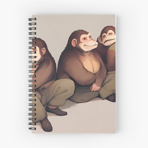 Item preview, Monkeys Epic Fantasy Beasts Heroes Vivid Battle Scenes designed and sold by ART ATTACK ZONE.
