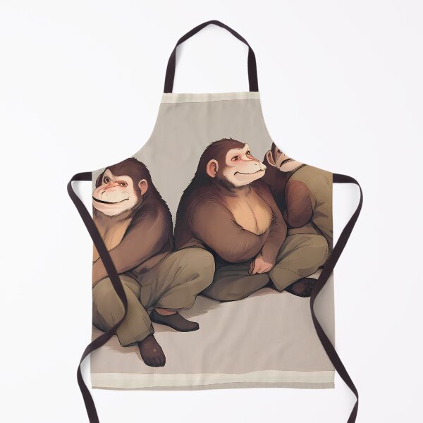 Item preview, Monkeys Epic Fantasy Beasts Heroes Vivid Battle Scenes designed and sold by ART ATTACK ZONE.