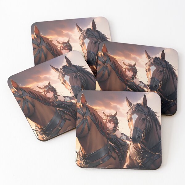 Item preview, Horses Epic Fantasy Beasts Heroes Vivid Battle Scenes designed and sold by ART ATTACK ZONE.