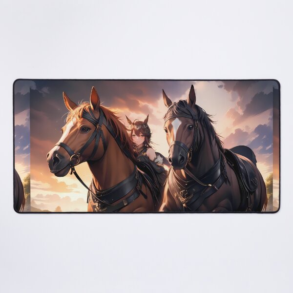 Item preview, Horses Epic Fantasy Beasts Heroes Vivid Battle Scenes designed and sold by ART ATTACK ZONE.