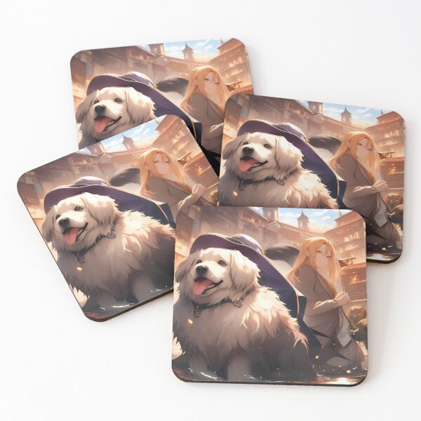 Item preview, Dogs Epic Fantasy Beasts Heroes Vivid Battle Scenes designed and sold by ART ATTACK ZONE.
