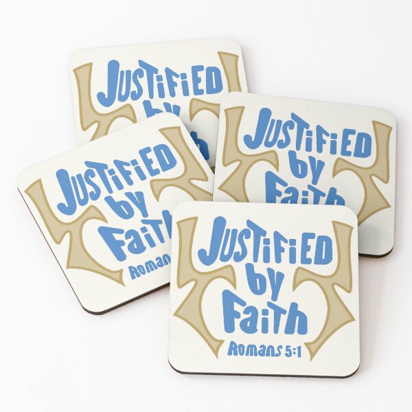 Item preview, Justified By Faith - Romans 5:1 - KJV designed and sold by Angela Dow.