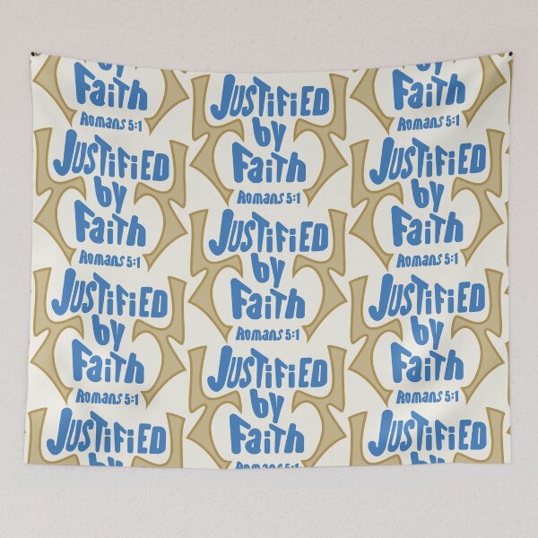 Item preview, Justified By Faith - Romans 5:1 - KJV designed and sold by Angela Dow.