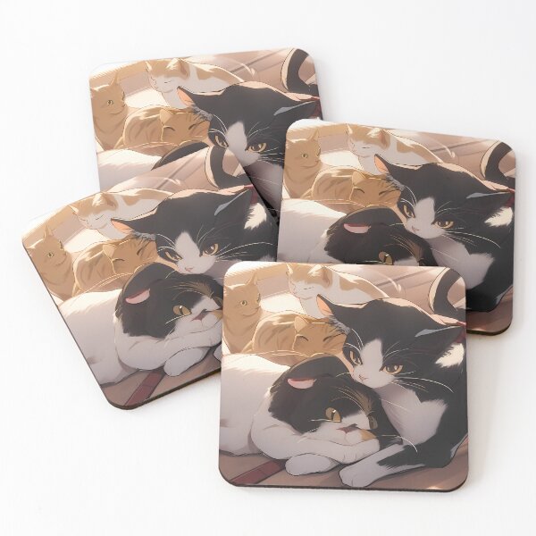 Item preview, Cats Epic Fantasy Beasts Heroes Vivid Battle Scenes designed and sold by ART ATTACK ZONE.