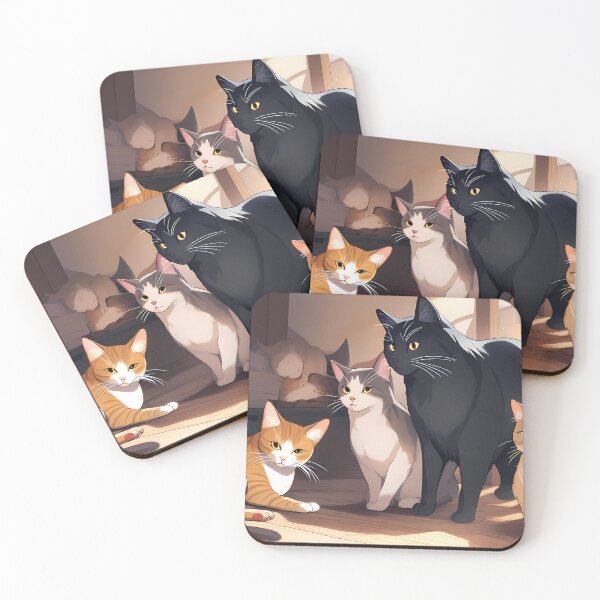 Item preview, Kitties Epic Fantasy Beasts Heroes Vivid Battle Scenes designed and sold by ART ATTACK ZONE.