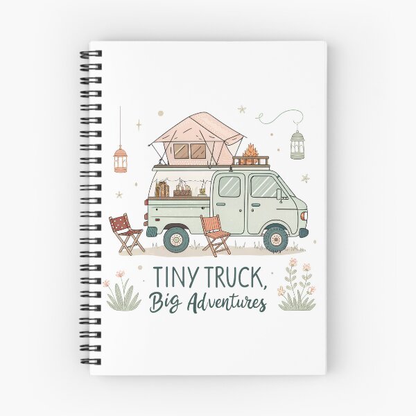 Item preview, Tiny Truck, Big Adventures – Cute Kei Camper Design designed and sold by VividOrganica.