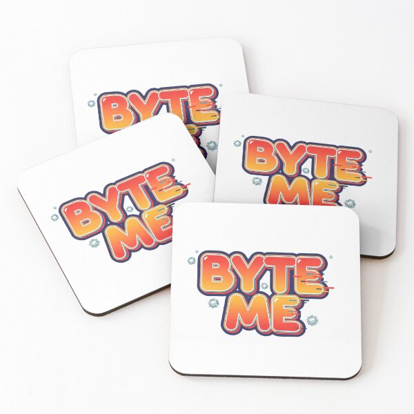 Item preview, BYTE ME Funny Tech Pun Sticker designed and sold by FlowGrafik.