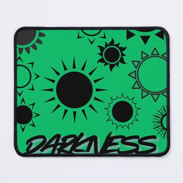 Item preview, Darkness Eclipse Pattern – Bold Green & Black Solar Motif designed and sold by VAGABOND12.