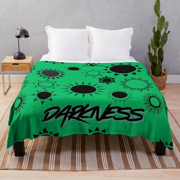 Item preview, Darkness Eclipse Pattern – Bold Green & Black Solar Motif designed and sold by VAGABOND12.
