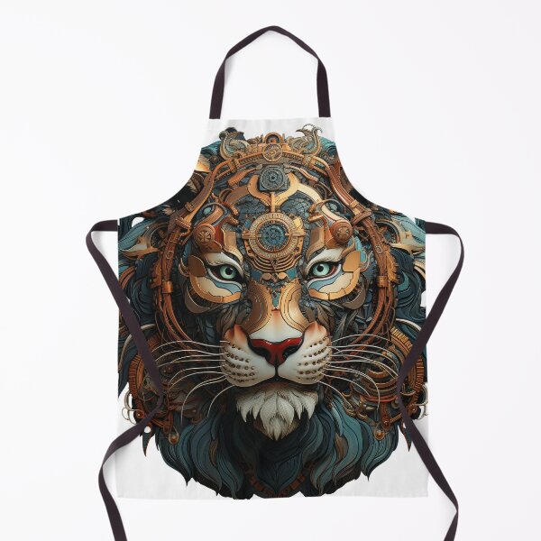 Item preview, Ornate Cyber Tiger with Celestial Clockwork designed and sold by Daagath.