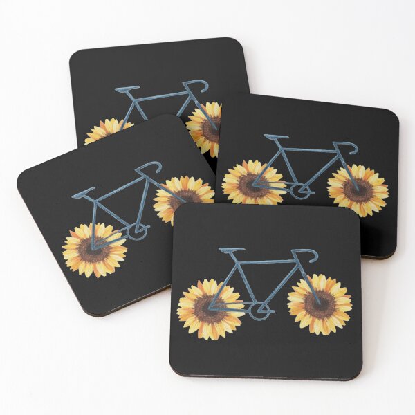 Item preview,  Bicycle with Sunflower Wheels Wheels of Sunshine.  designed and sold by ZyVoAli.