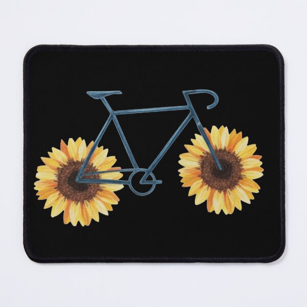 Item preview, Bicycle with Sunflower Wheels Wheels of Sunshine. designed and sold by ZyVoAli.