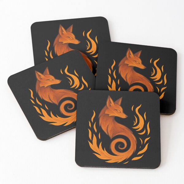 Item preview, Ember Fox – Trickster of the Flame designed and sold by DreamMachine69.