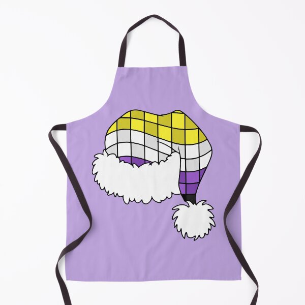Item preview, Nonbinary Pride Santa Hat – Queer Christmas Holiday Sticker designed and sold by Cannaxes Studio.