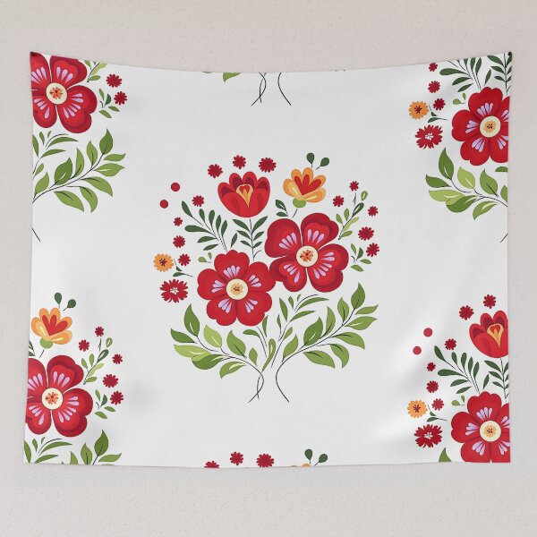 Item preview, Hungarian Folk Flower Design designed and sold by xiao xuans.