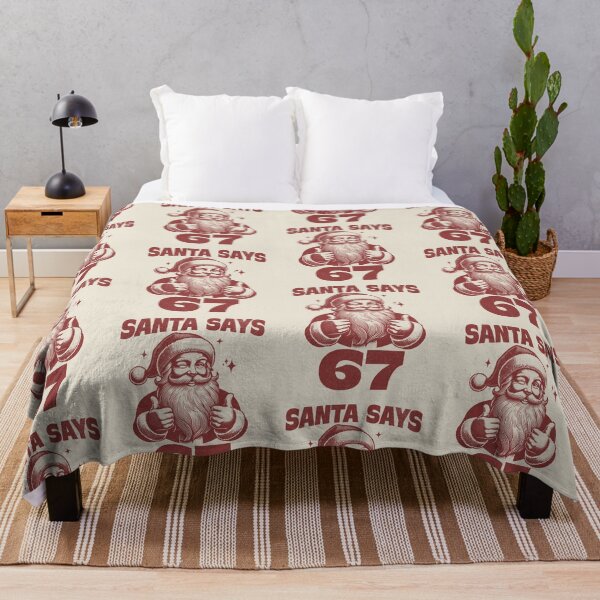 Item preview, Santa Says 67 Funny Six Seven Meme Christmas Holiday Humor designed and sold by KLArtzStore.