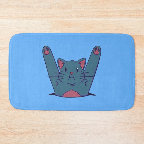Item preview, Grumpy chubby cartoon cat who just just wants hugs designed and sold by kawaicherrypi.
